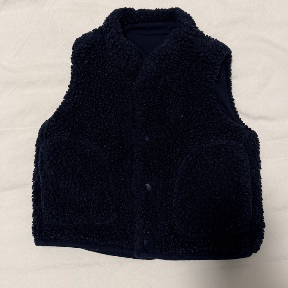 Carter's Dark Blue Fleece Vest size 24 months